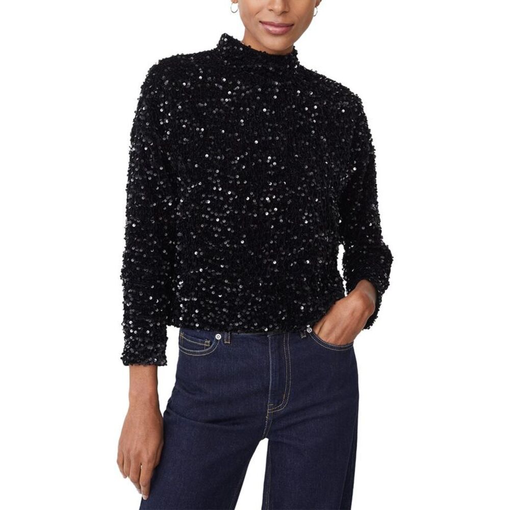 J.Mclaughlin Womens Leeza Top, Black